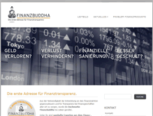 Tablet Screenshot of finanzbuddha.at